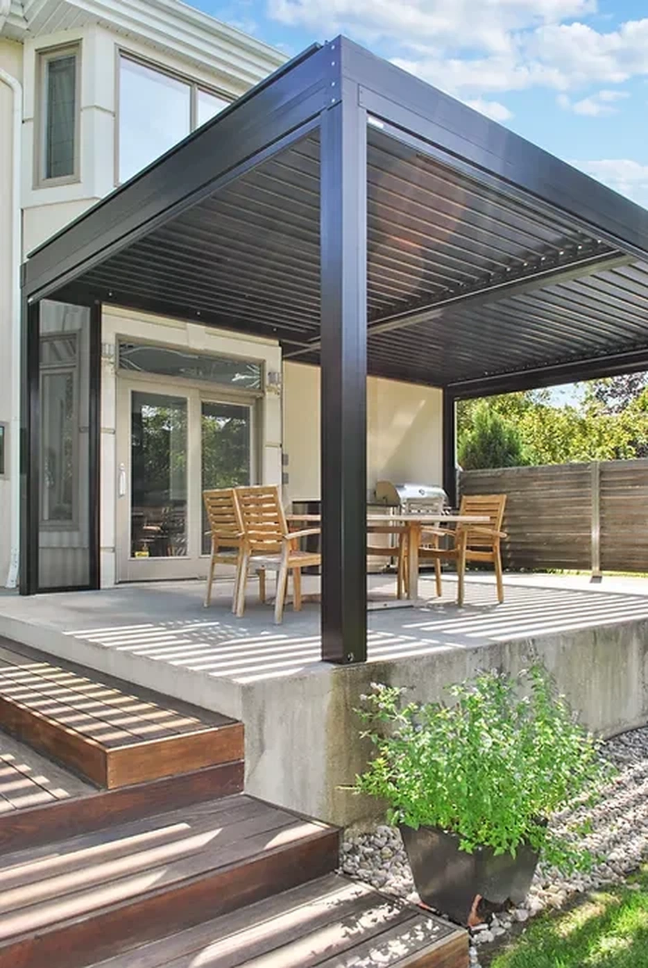 Réalisation pergola Québec 9